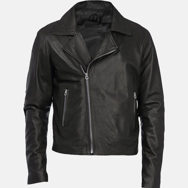 Men's Iron Rider Black Leather Jacket