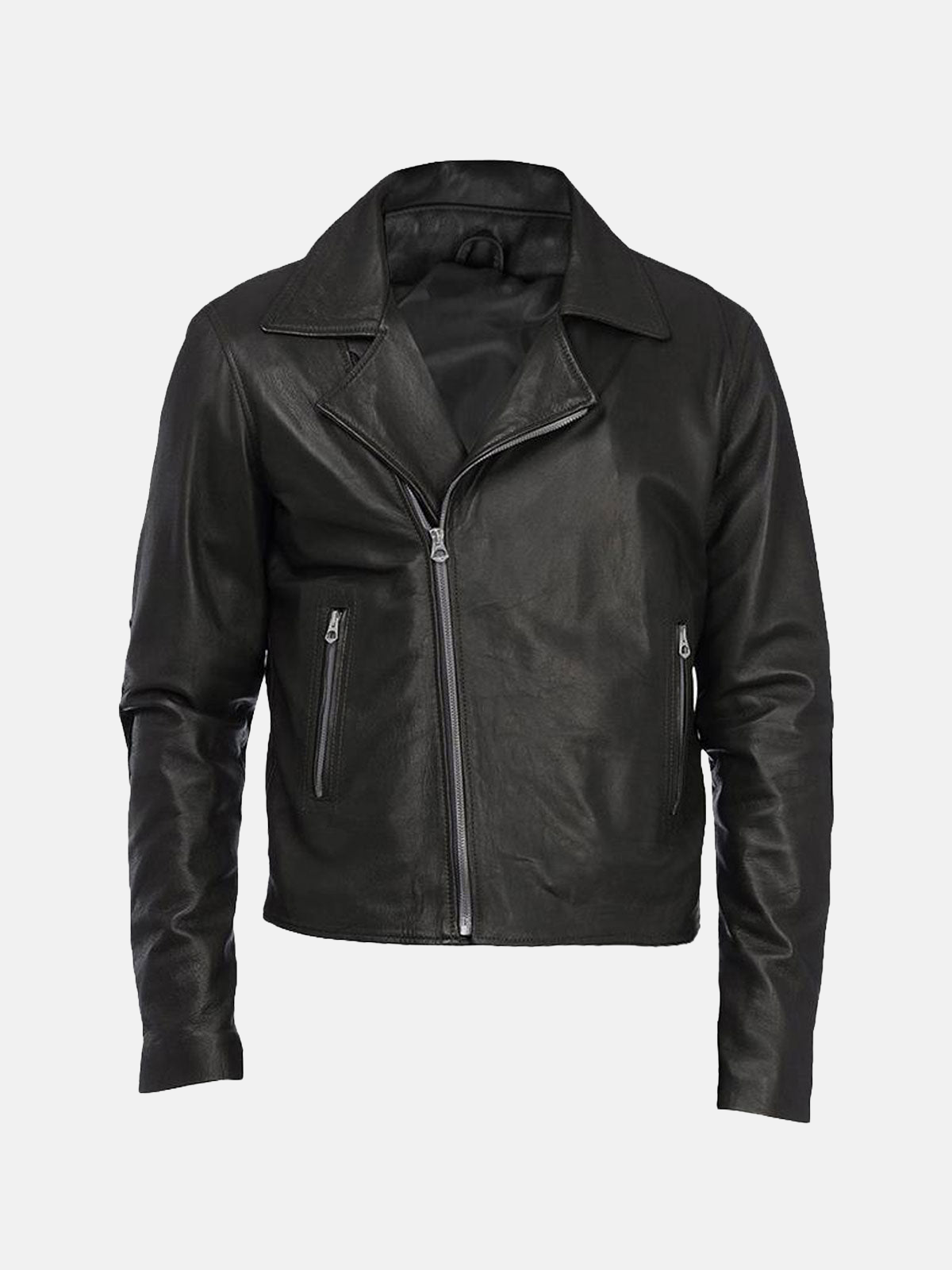Men's Iron Rider Black Leather Jacket