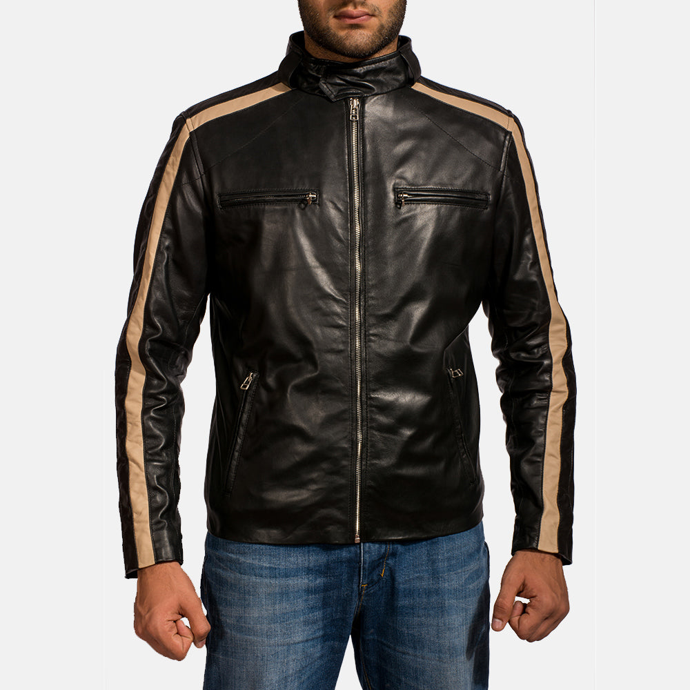 Men's Jack Black Leather Biker Jacket