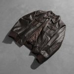 Men's Aaron Brown Leather Bomber Jacket