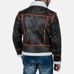 Men's Alpine Brown Fur Leather Jacket