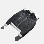 Women's Fiona Black Hooded Shearling Leather Jacket