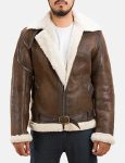 Men's Forest Double Face Shearling Leather Jacket
