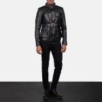 Men's Germain Black Leather Jacket