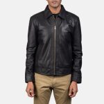 Men's Inferno Black Leather Jacket