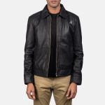 Men's Inferno Black Leather Jacket