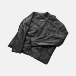 Men's Ionic Black Biker Leather Jacket