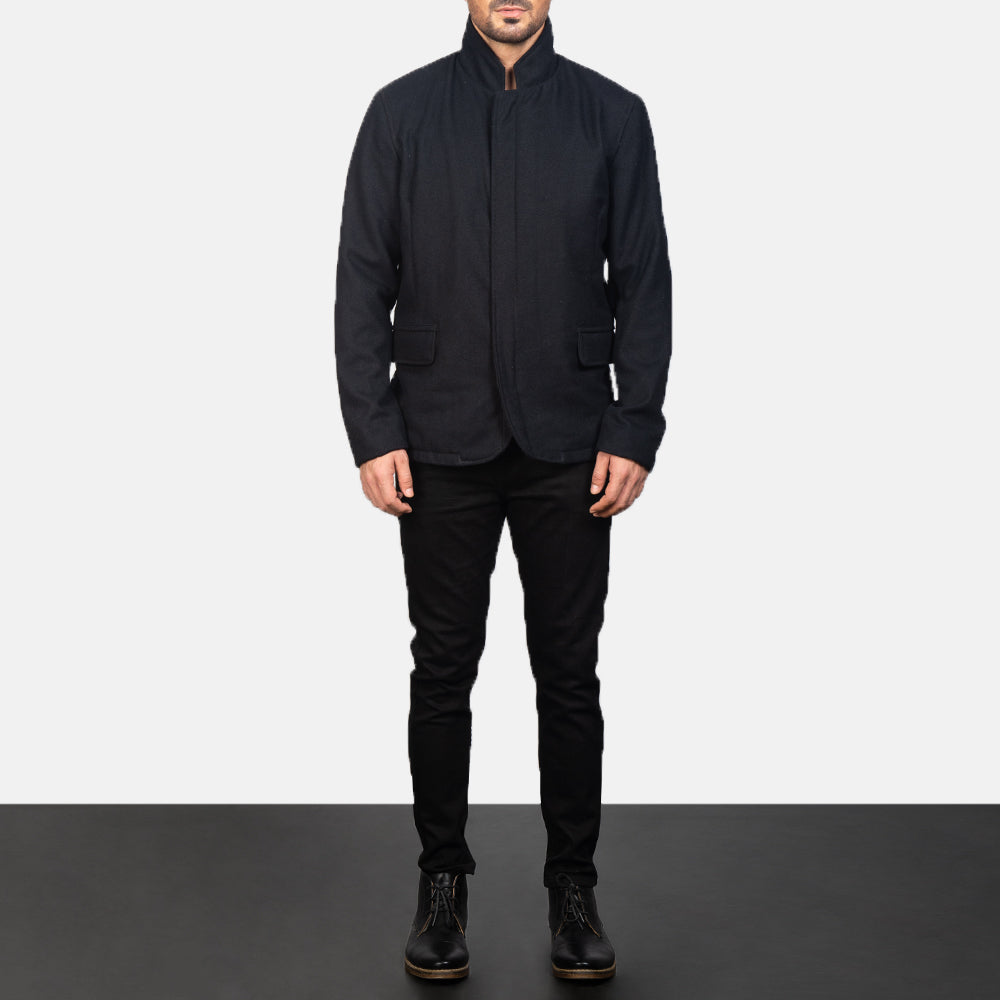 Men's Thomas Black Premium Wool Jacket
