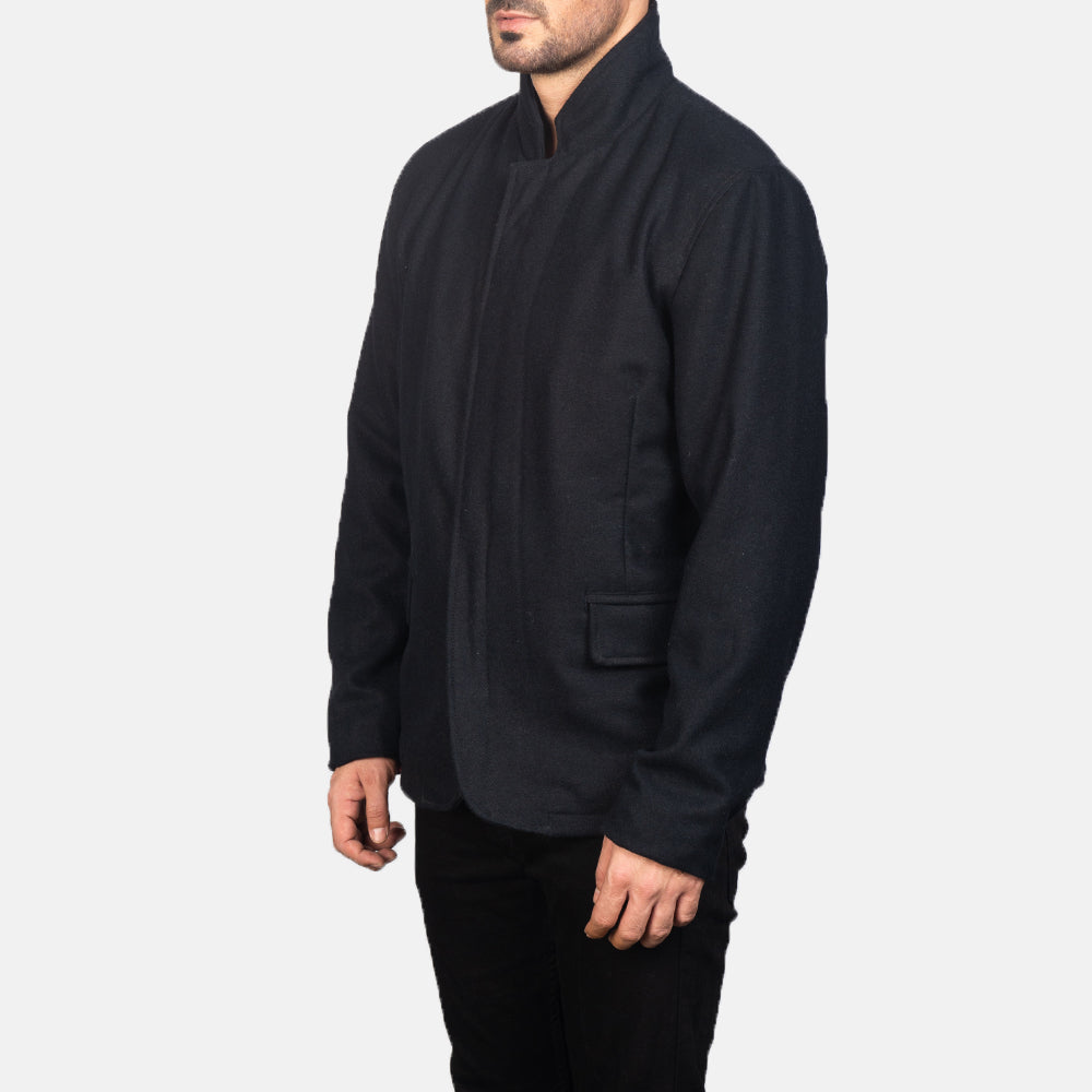 Men's Thomas Black Premium Wool Jacket
