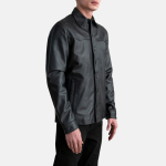 Men's Bronco Black Leather Jacket