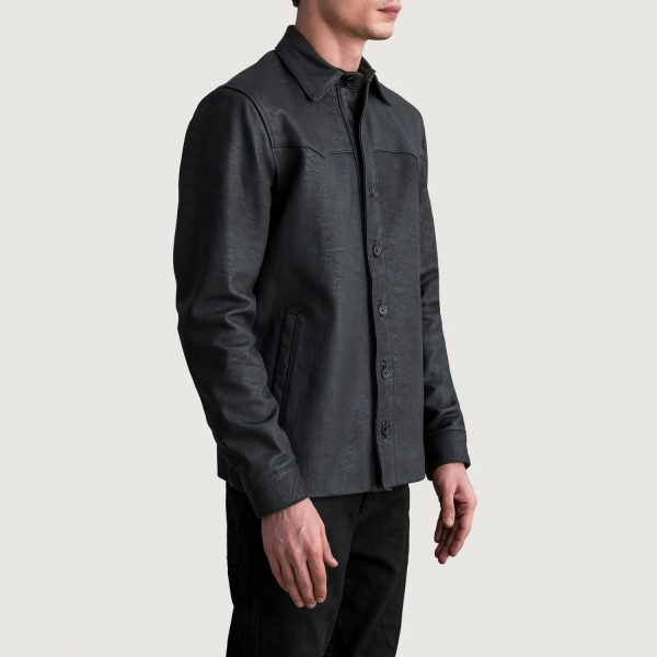 Men_s_Bronco_Tumbled_Black_Leather_Shirt_Side_Pose-3-1724069037272