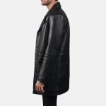 Men's Classmith Black Leather Coat
