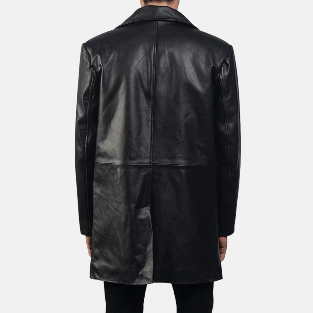 Men's Classmith Black Leather Coat