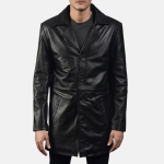 Men's Classmith Black Leather Coat