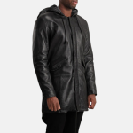 Men's Men's Delvin Leather Black Jacket