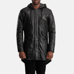 Men's Men's Delvin Leather Black Jacket