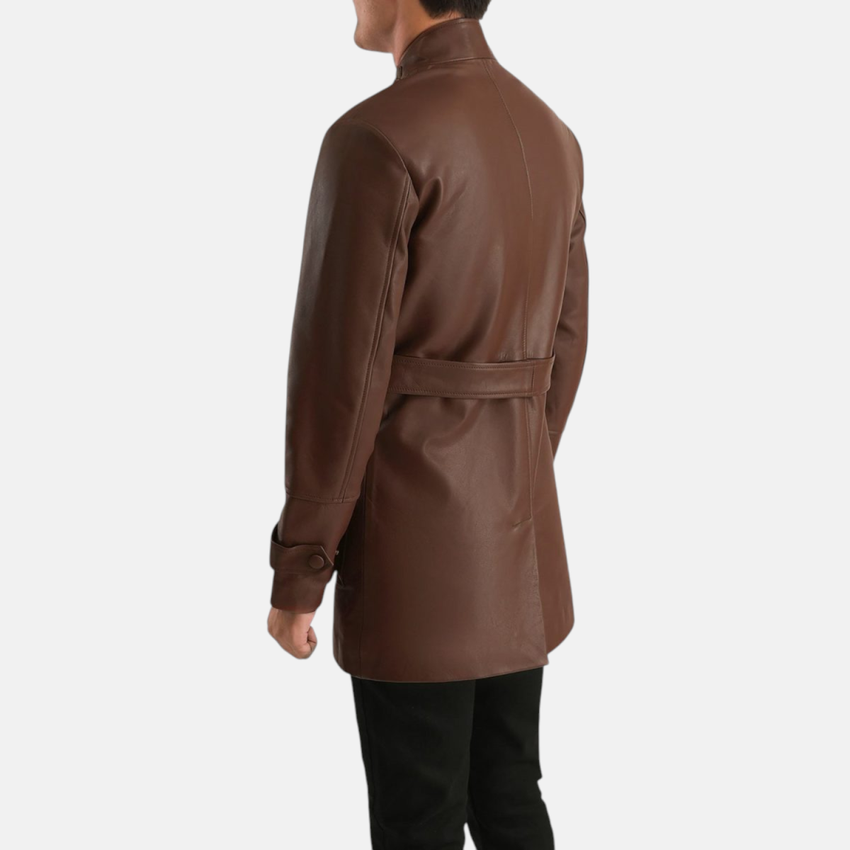 Men's Dolf Brown Leather Jacket
