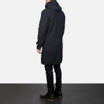 Men's Drake Black Wool Duffle Coat