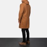 Men's Drake Khaki Wool Duffle Coat