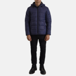 Men's Erico Blue Hooded Puffer Jacket