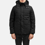 Men's Exton Black Hooded Down Puffer Jacket