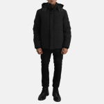 Men's Exton Black Hooded Down Puffer Jacket