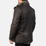 Men's Furlong Black Leather Jacket
