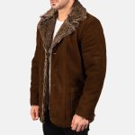 Men's Furlong Brown Suede Leather Jacket