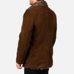 Men's Furlong Brown Suede Leather Jacket
