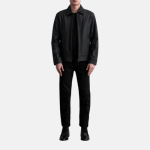 Men's Inferno Matte Black Leather Jacket