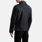 Men's Inferno Matte Black Leather Jacket