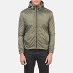 Men's Jimmy Green Hooded Windbreaker Jacket
