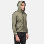 Men's Jimmy Green Hooded Windbreaker Jacket
