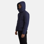 Men's Malcolm Blue Hooded Puffer Jacket