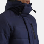 Men's Moore Blue Hooded Parka Jacket