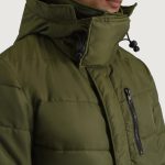 Men's Moore Green Hooded Parka Jacket