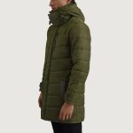 Men's Moore Green Hooded Parka Jacket