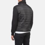 Men's Nashville Quilted Black Windbreaker Jacket