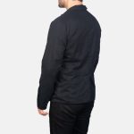 Men's Borges Black Cotton Blazer
