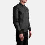 Men's Sven Tumbled Brown Leather Bomber Jacket