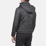 Men's Alps Quilted Black Windbreaker Jacket