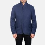 Men's Thomas Navy Blue Premium Wool Jacket