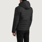 Men's Tyler Black Hooded Puffer Jacket