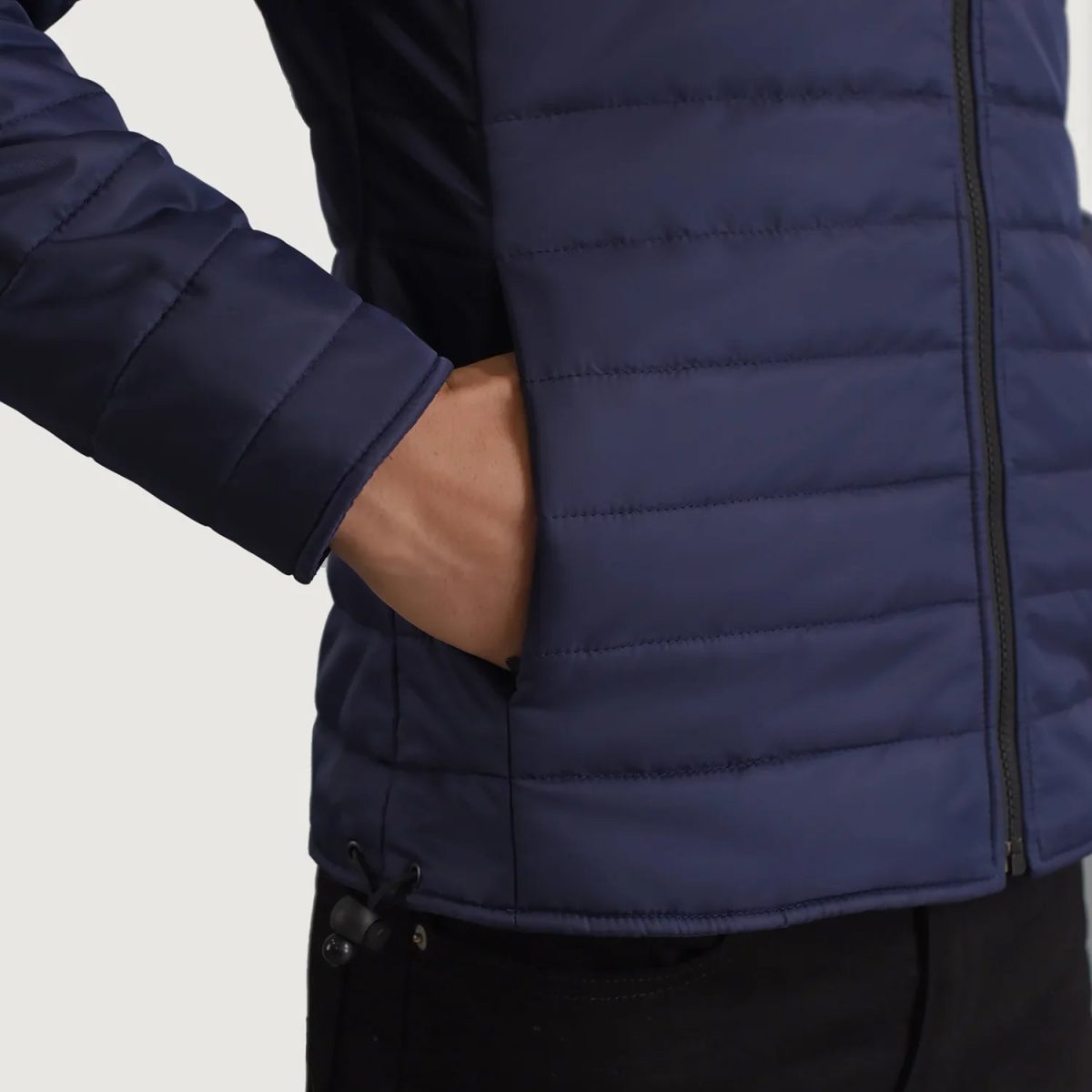 Men's Tyler Blue Hooded Puffer Jacket