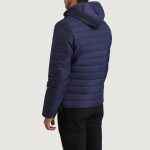 Men's Tyler Blue Hooded Puffer Jacket