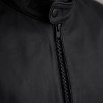 Men's Zen Matte Black Leather Biker Jacket