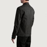 Men's Zen Tumbled Brown Leather Biker Jacket