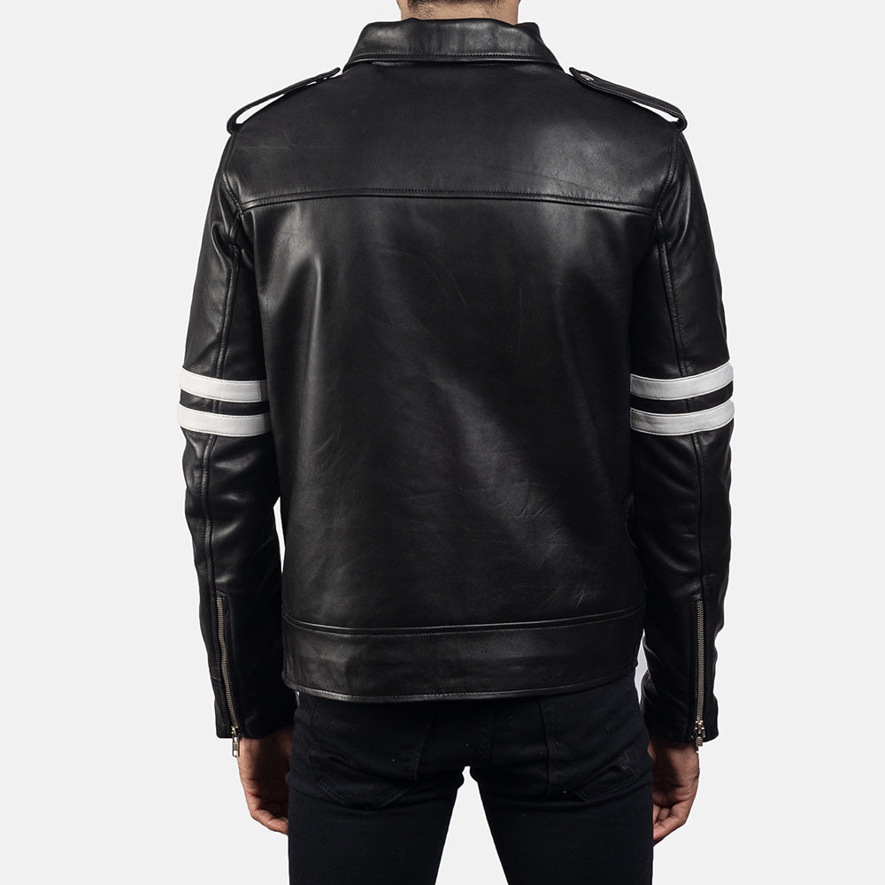 Men's Dragonhide Black Leather Jacket