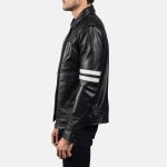 Men's Dragonhide Black Leather Jacket
