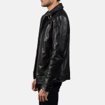 Men's Legacy Black Leather Biker Jacket